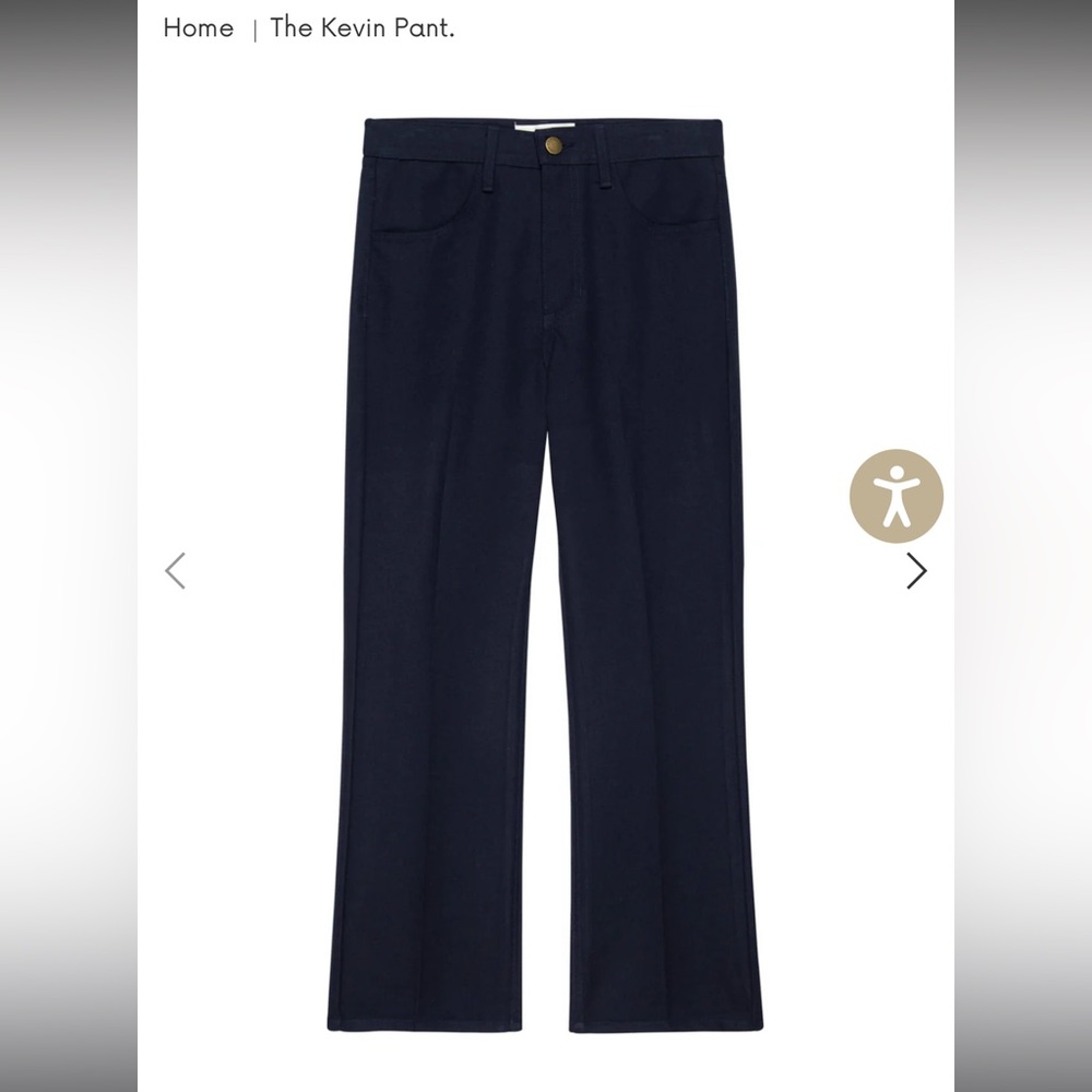 The Kevin pant. Navy blue, worn once. Perfect condition